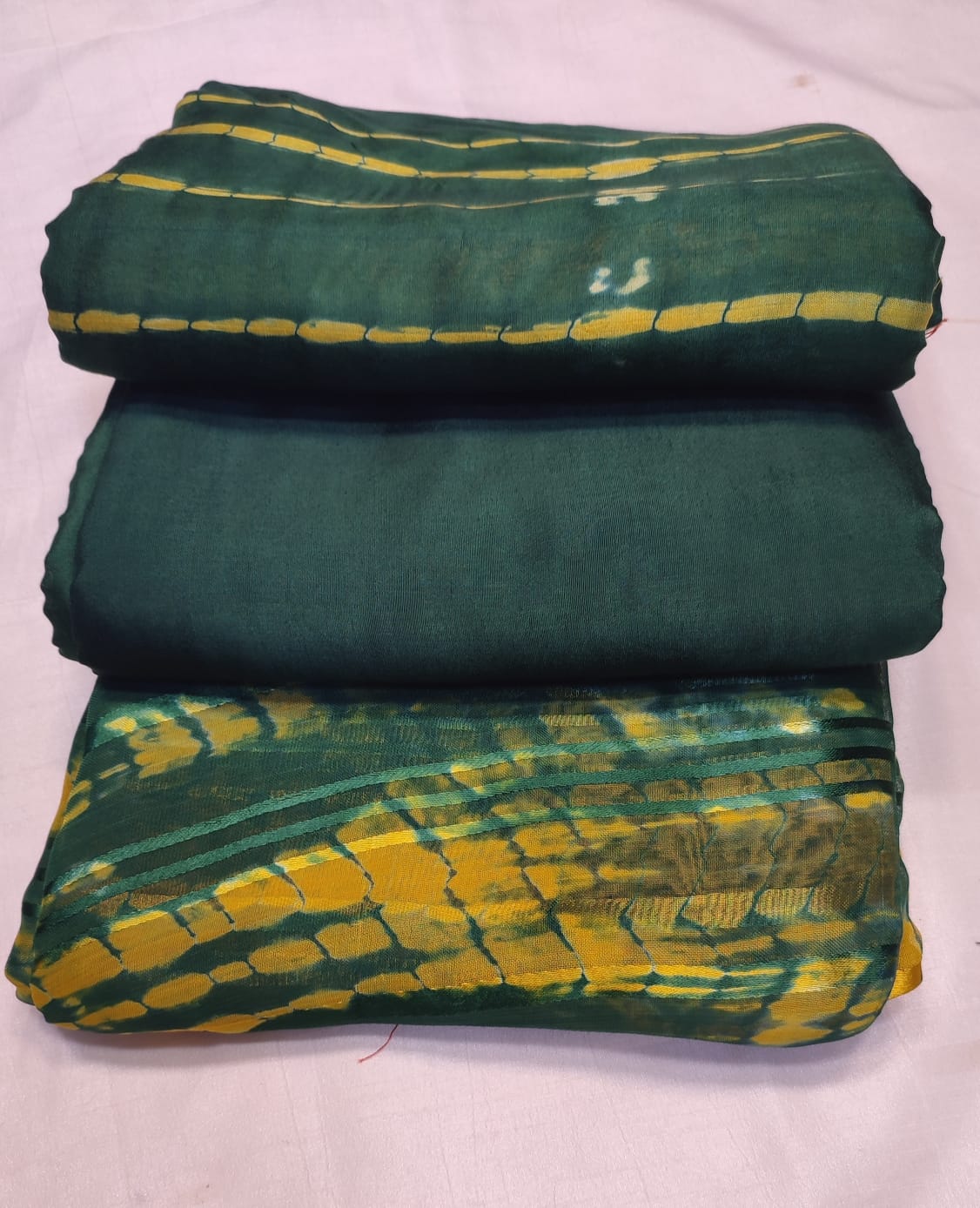 Cotton Silk Tye n Dye 3 Pcs