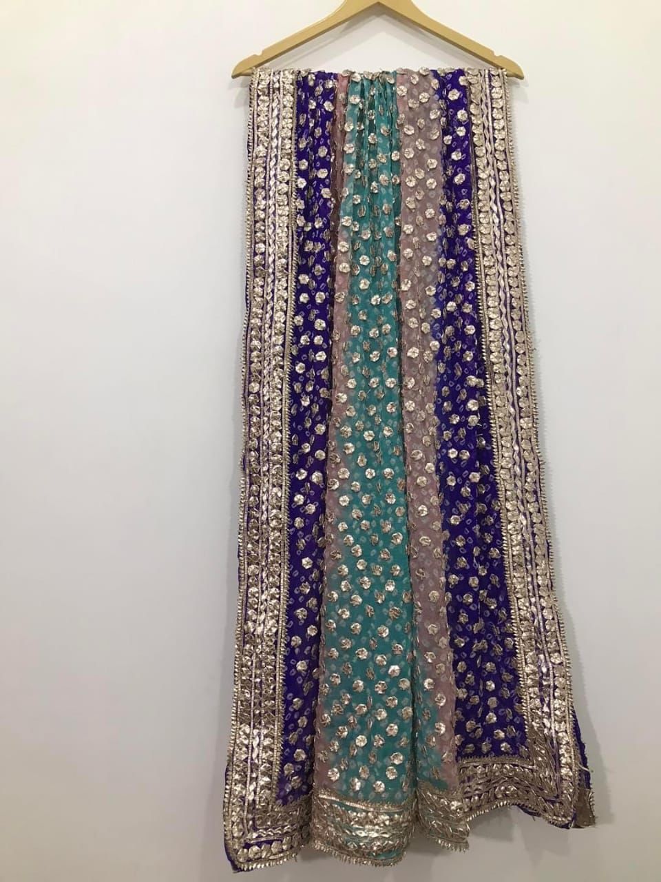 Traditonal Rally Chunri Gotta Work Dupatta