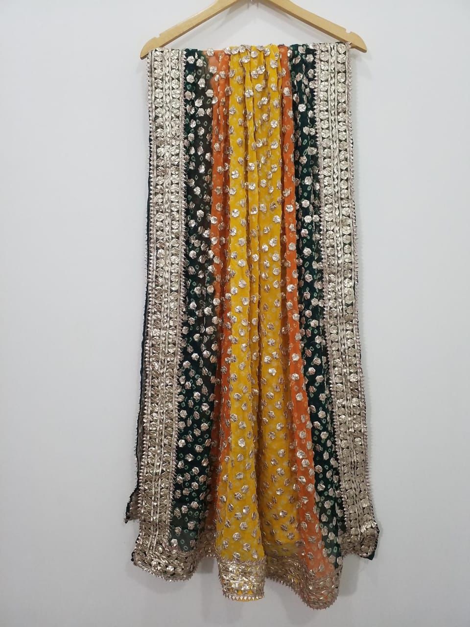 Traditonal Rally Chunri Gotta Work Dupatta