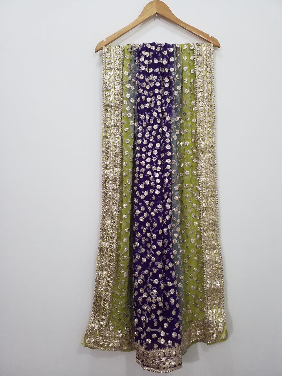 Traditonal Rally Chunri Gotta Work Dupatta
