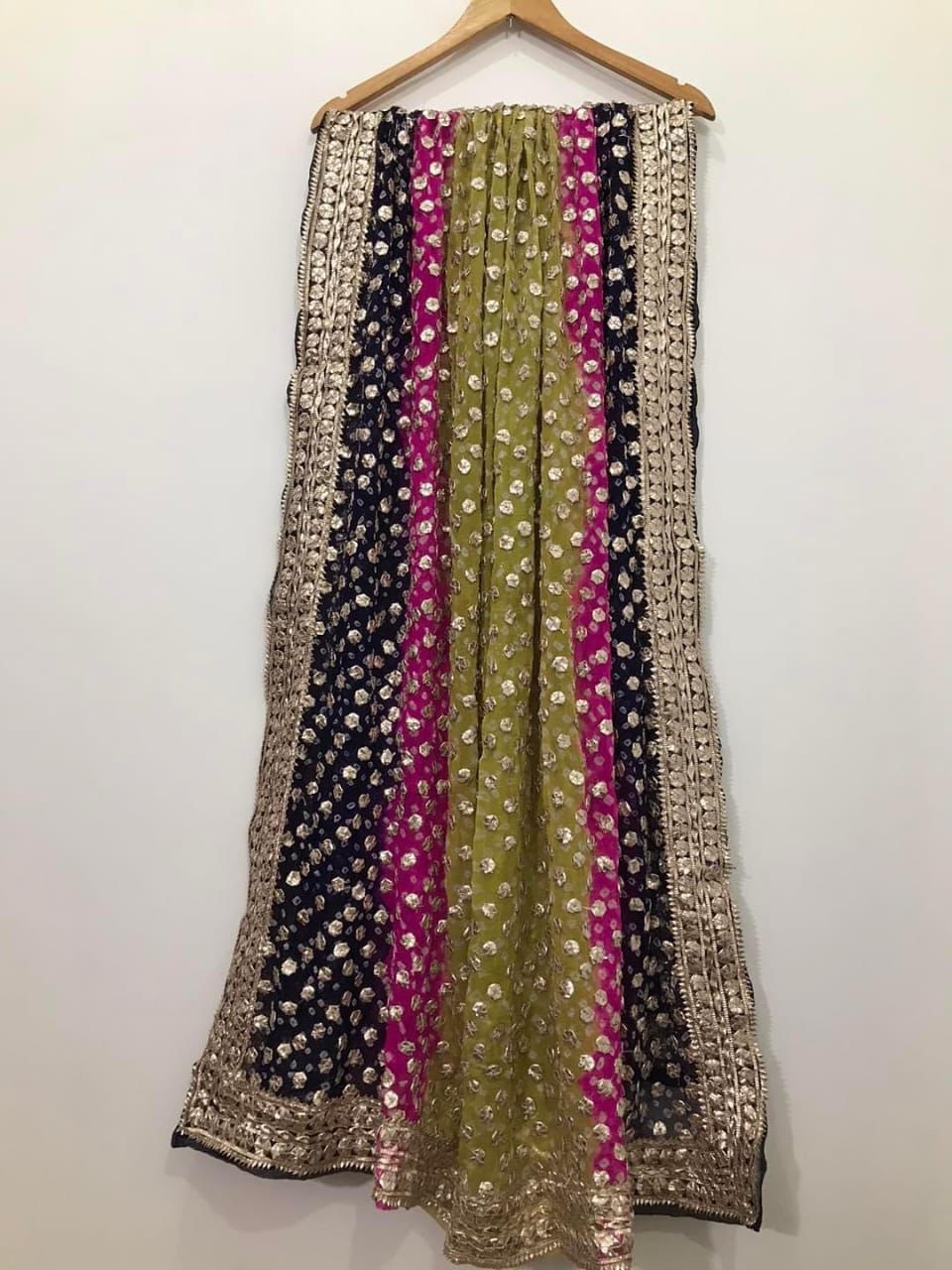 Traditonal Rally Chunri Gotta Work Dupatta