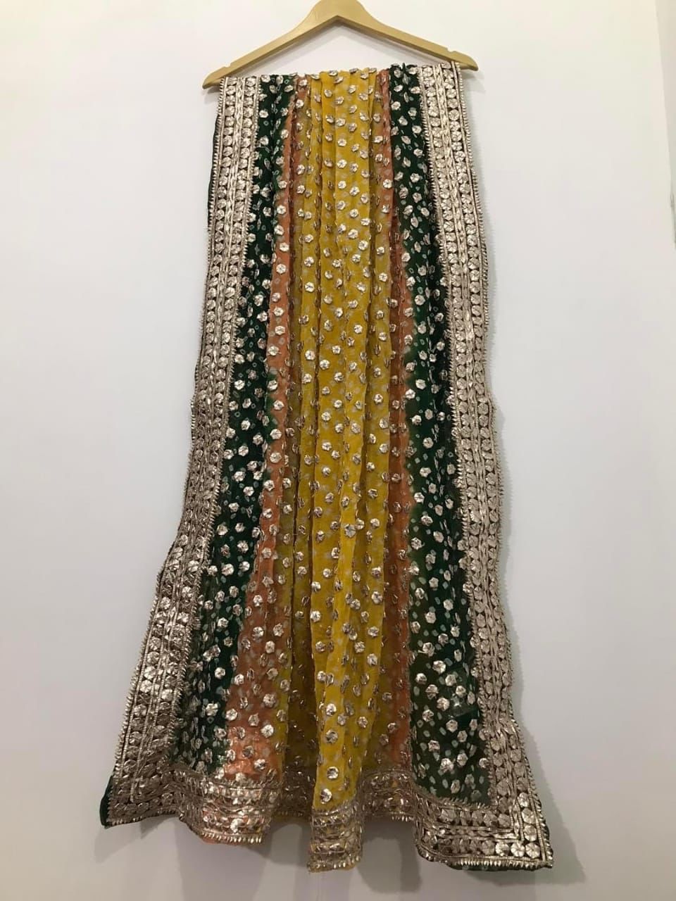 Traditonal Rally Chunri Gotta Work Dupatta