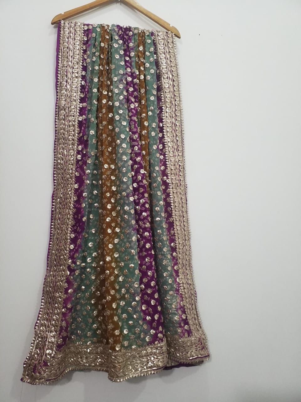 Traditonal Rally Chunri Gotta Work Dupatta