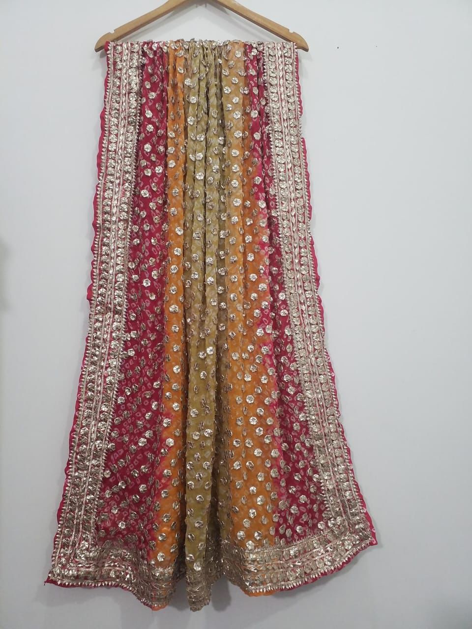 Traditonal Rally Chunri Gotta Work Dupatta