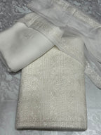 Trendy Chiffon Outfit Featuring Fine Sequins Detailing