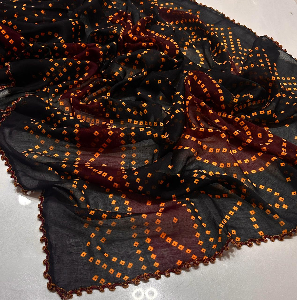 Swiss Voile Chunri Dupatta