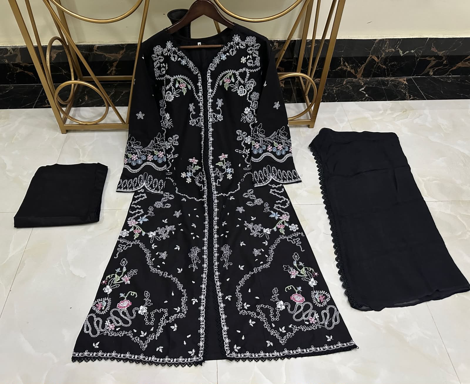 Ready To Wear Cotton Lawn Beautiful Embroidered