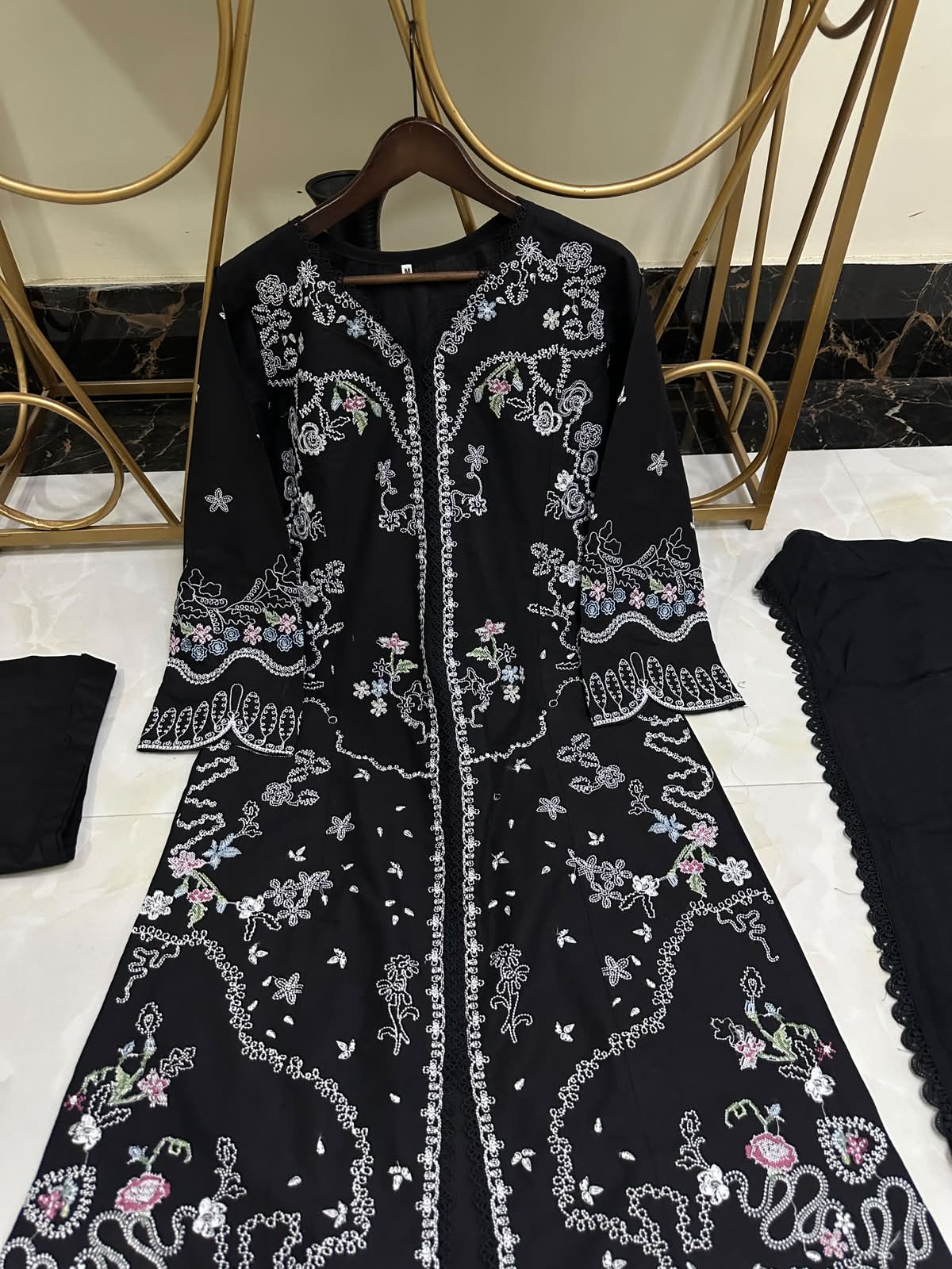 Ready To Wear Cotton Lawn Beautiful Embroidered