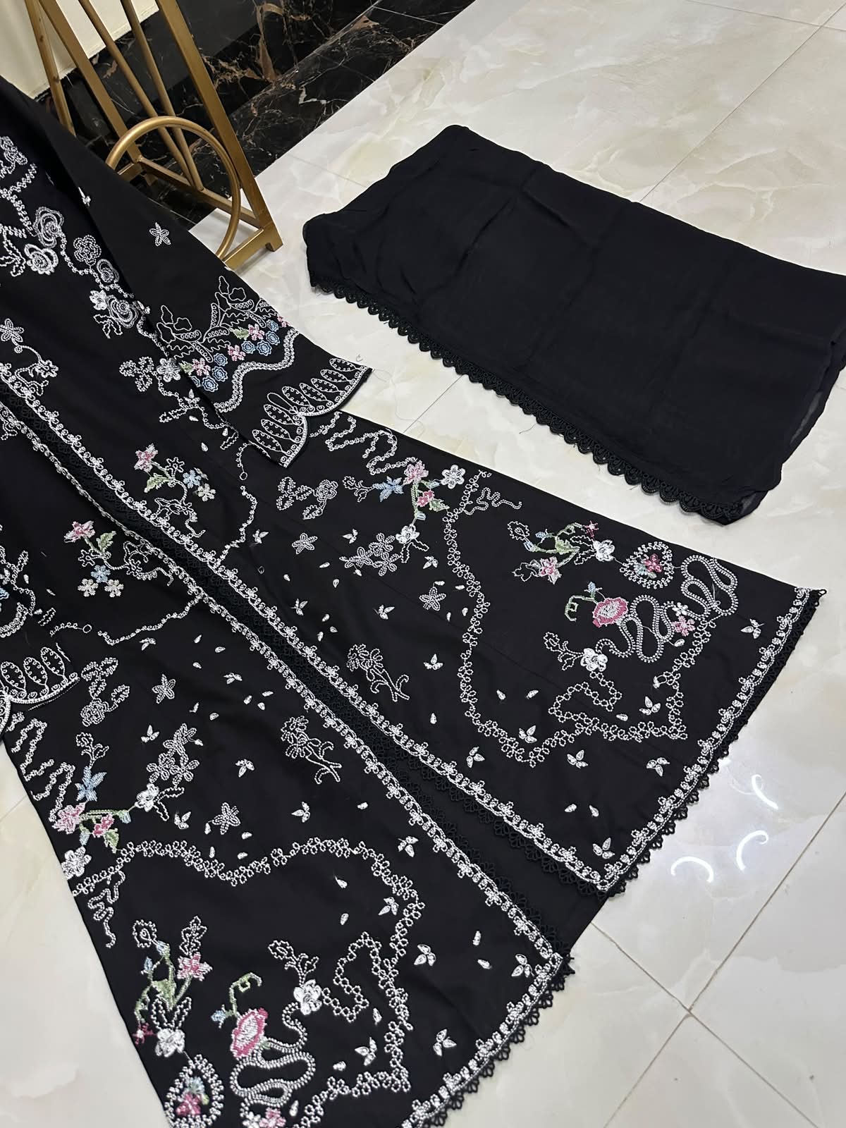 Ready To Wear Cotton Lawn Beautiful Embroidered
