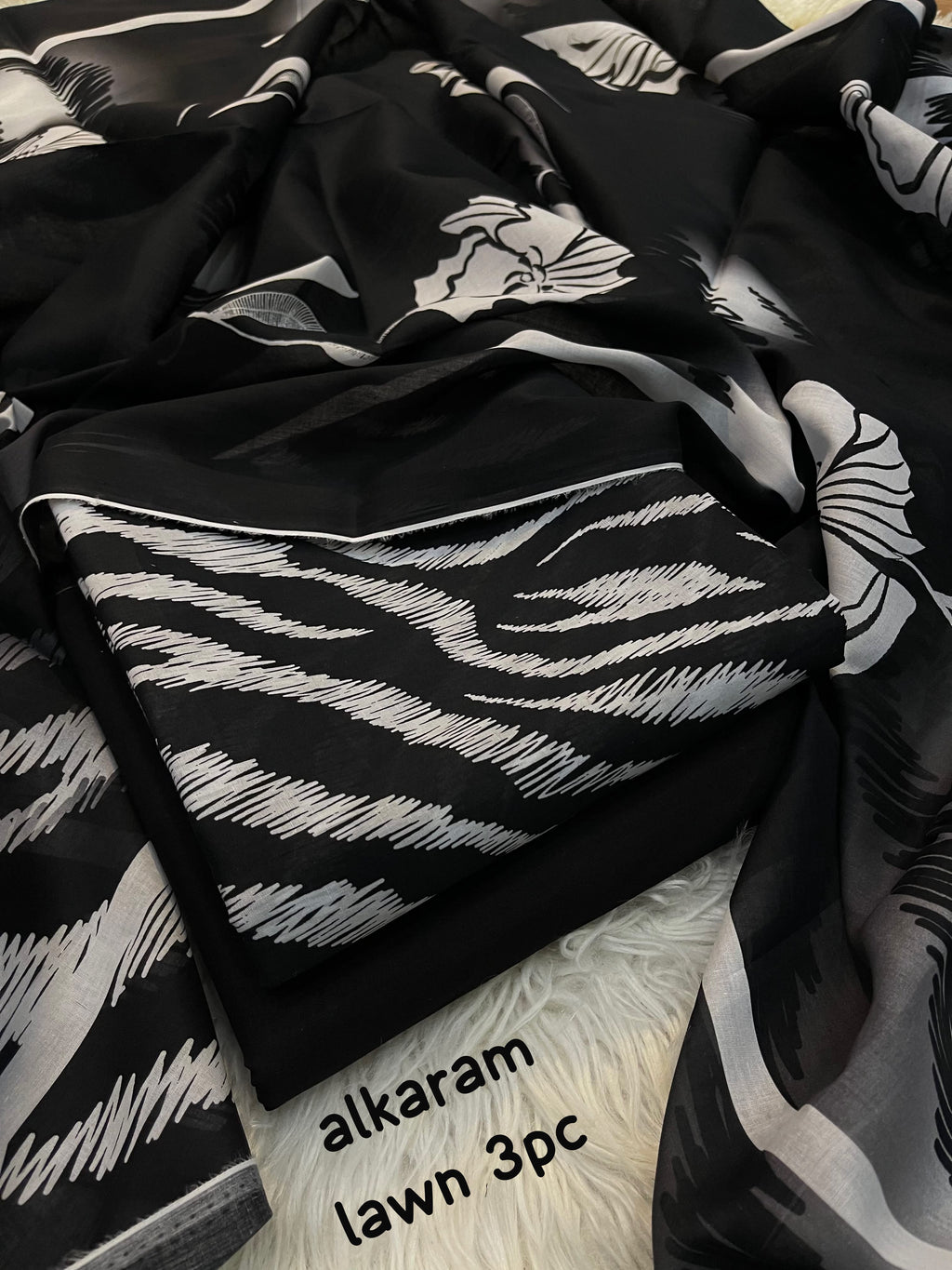 Alkaram Lawn 3 Pcs