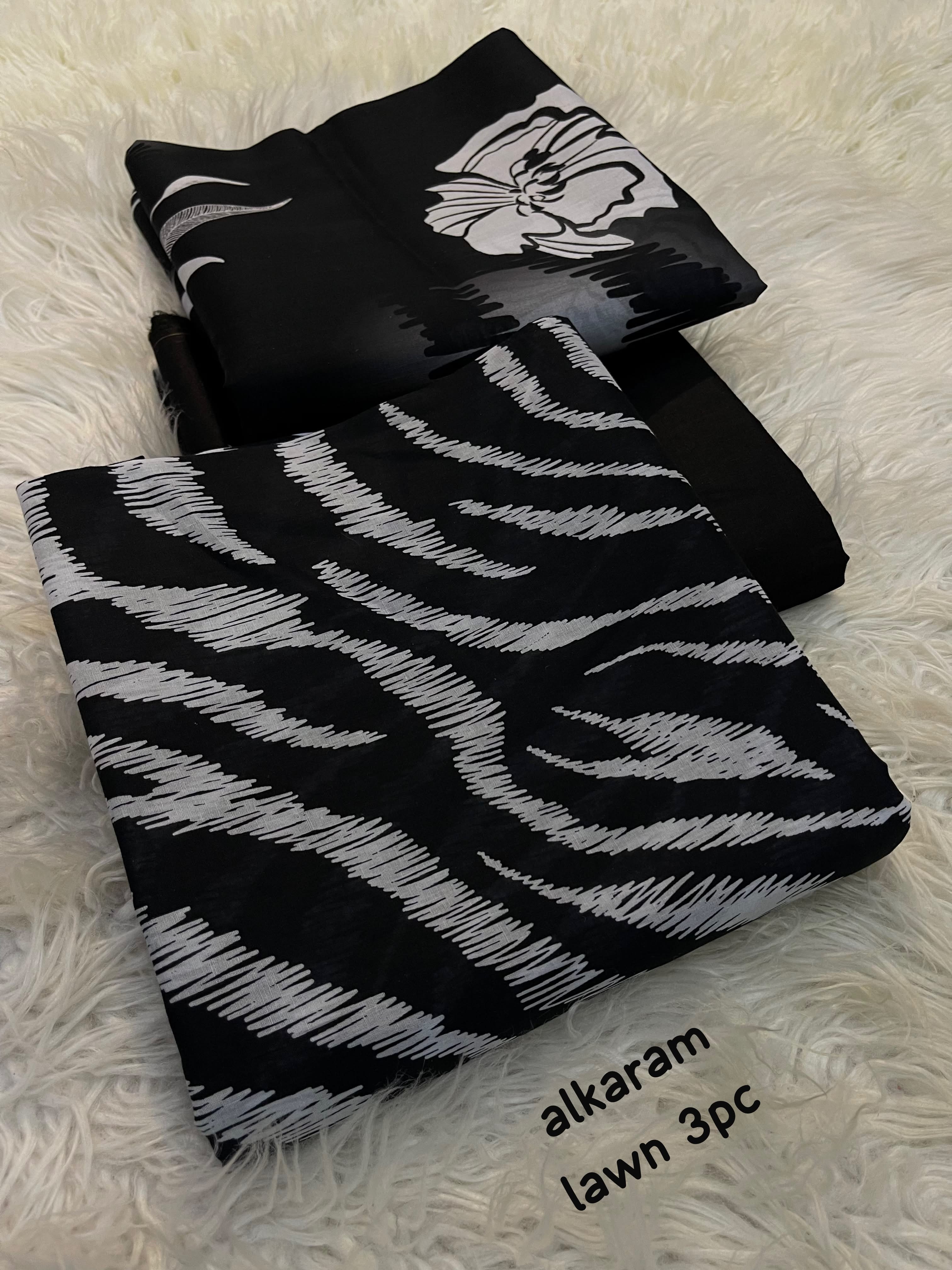 Alkaram Lawn 3 Pcs