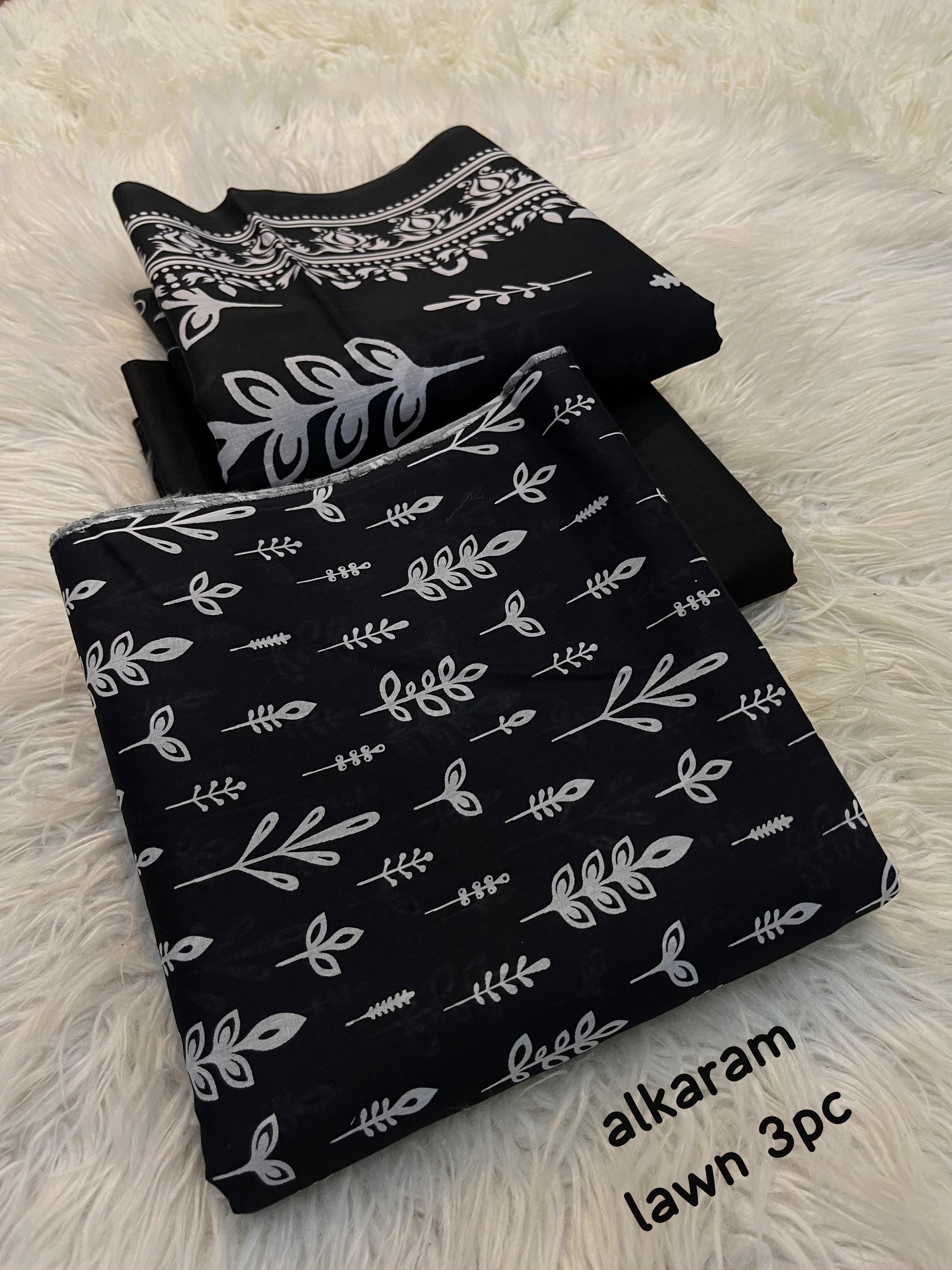 Alkaram Lawn 3 Pcs