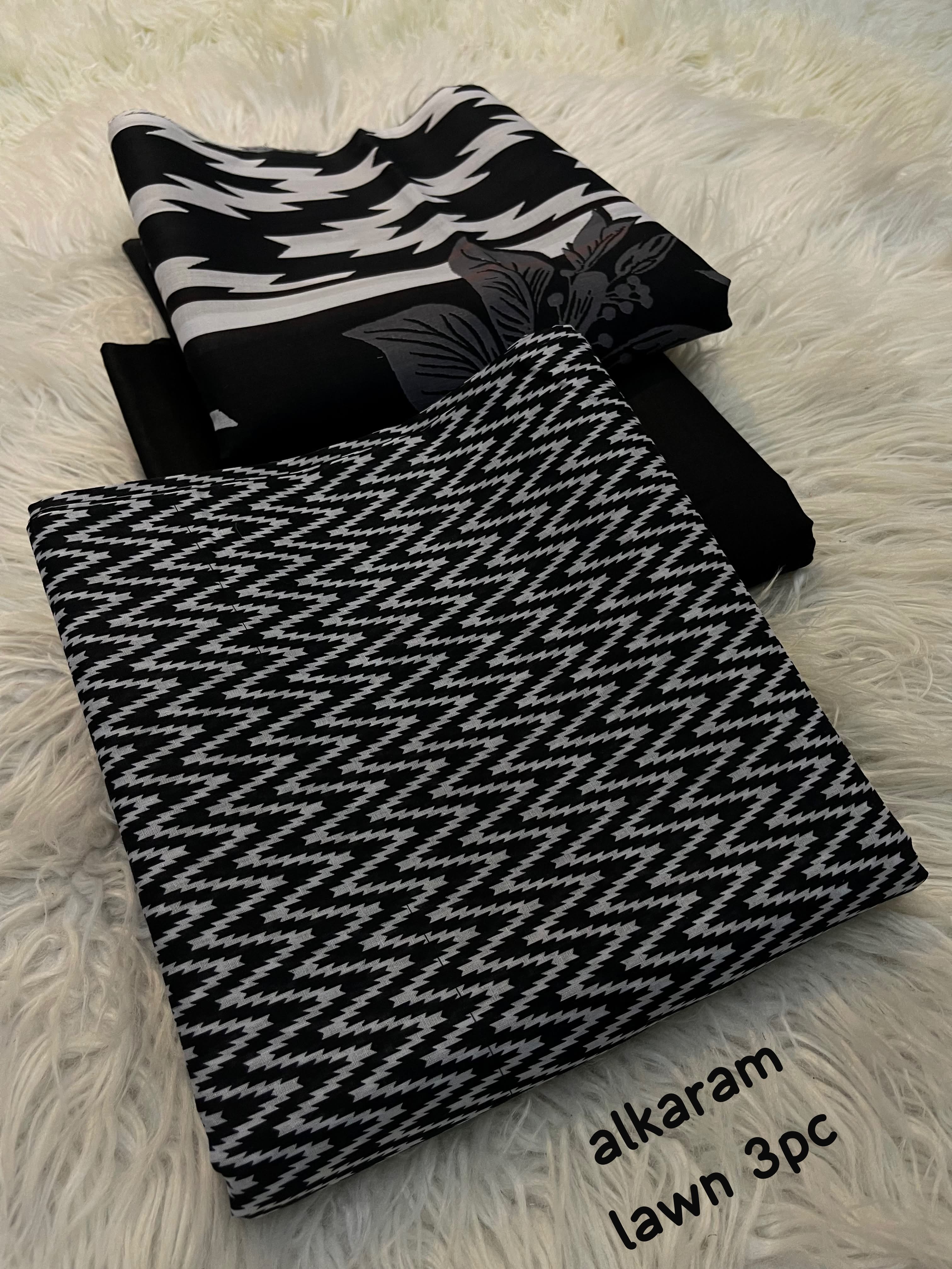 Alkaram Lawn 3 Pcs