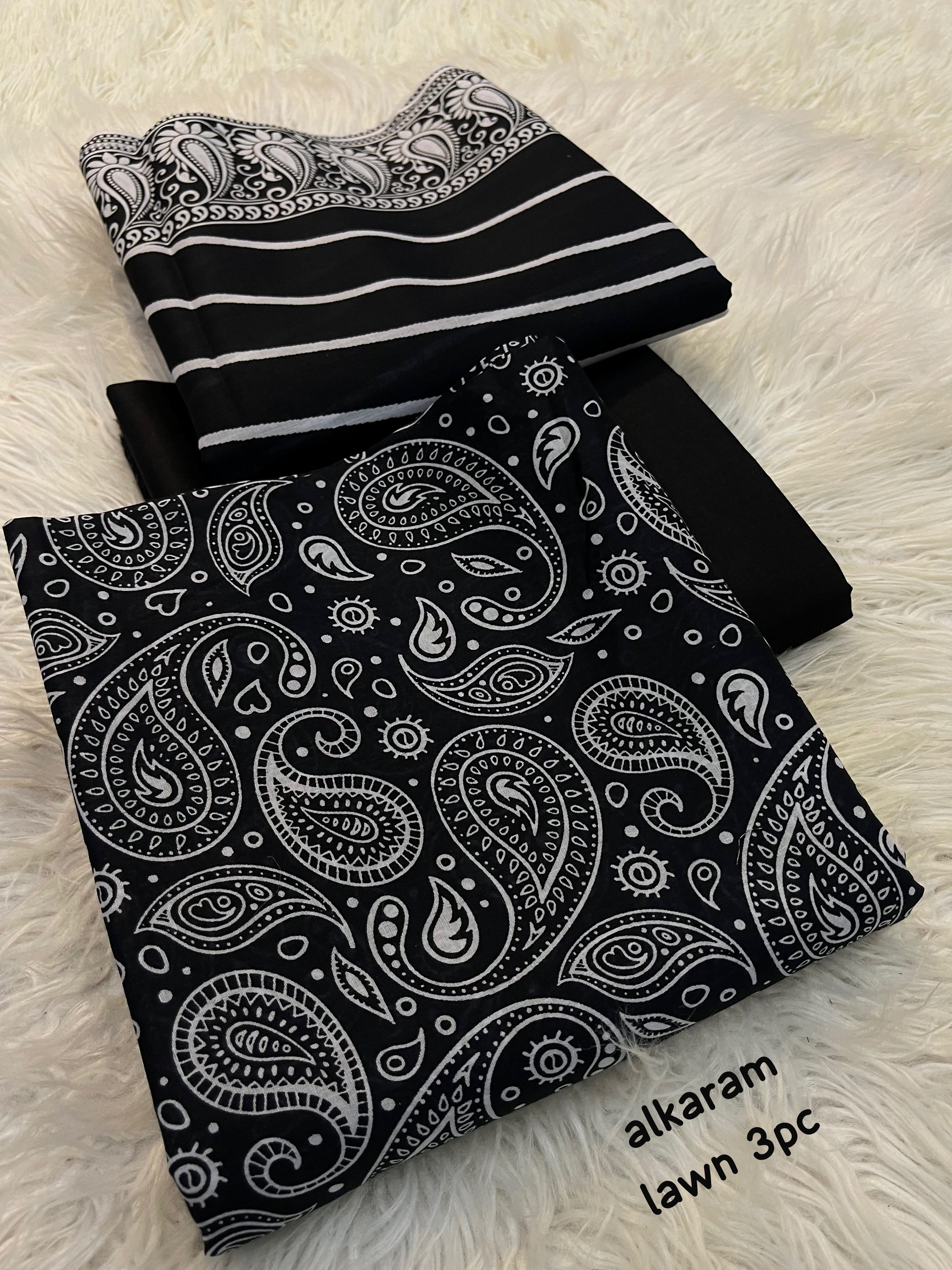 Alkaram Lawn 3 Pcs