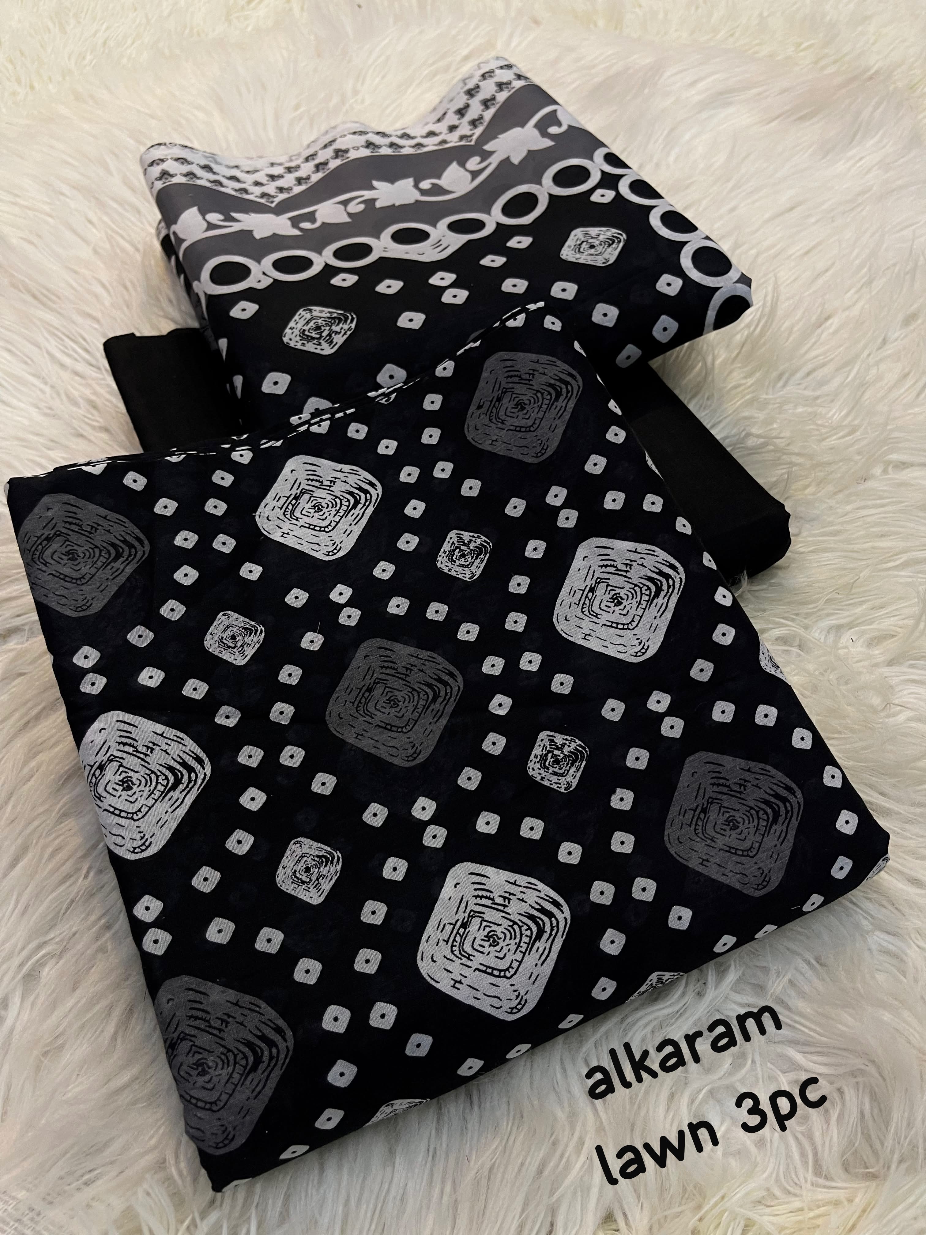 Alkaram Lawn 3 Pcs