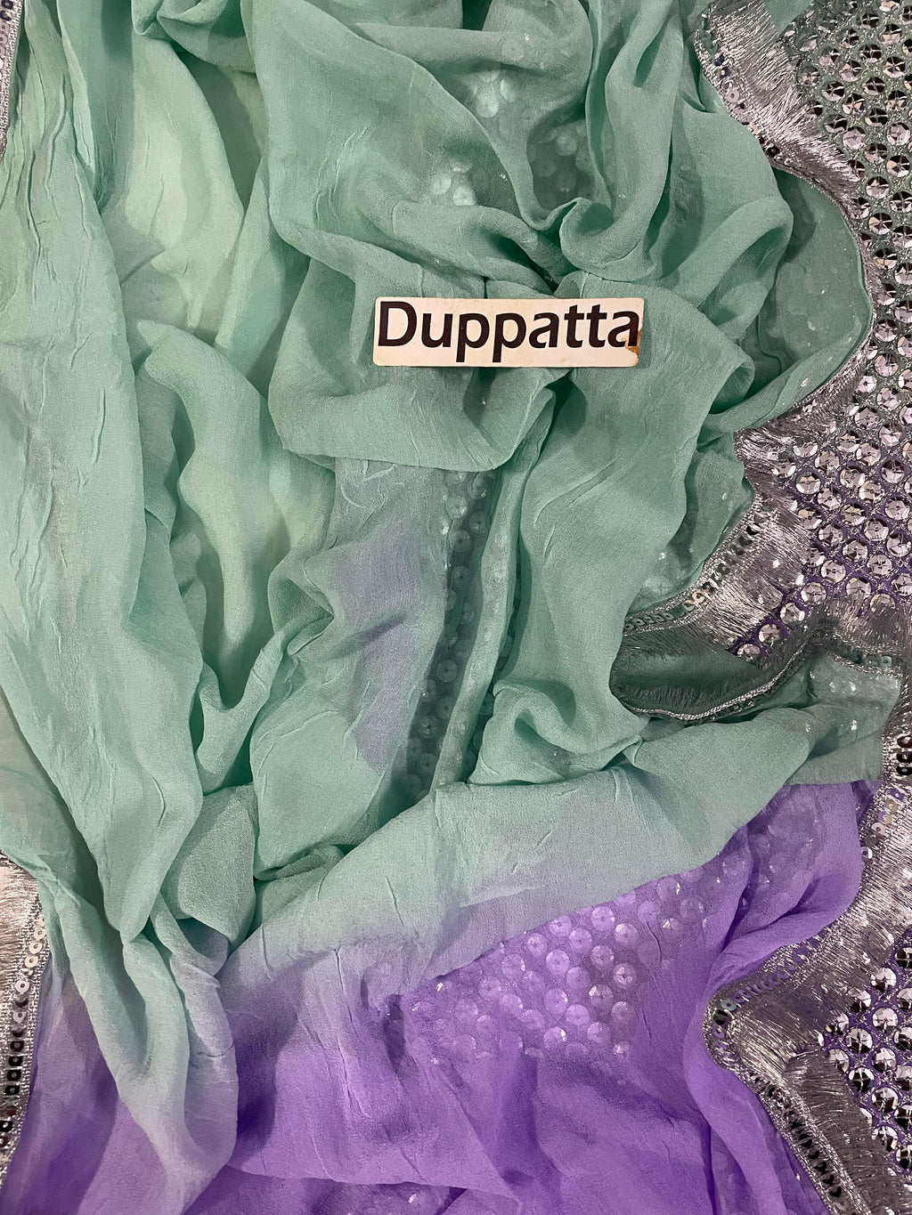 Chiffon Embroidered Unstitched  3 Pcs