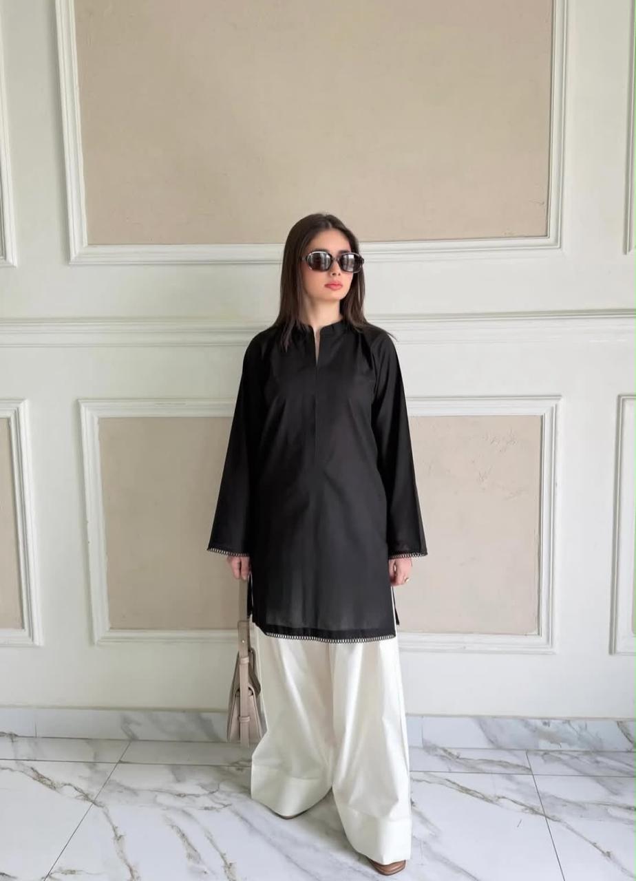 Pure Brand Quality Lawn Solid Coords 2 Pcs Suits