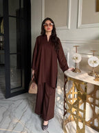 Pure Brand Quality Lawn Solid Coords 2 Pcs Suits