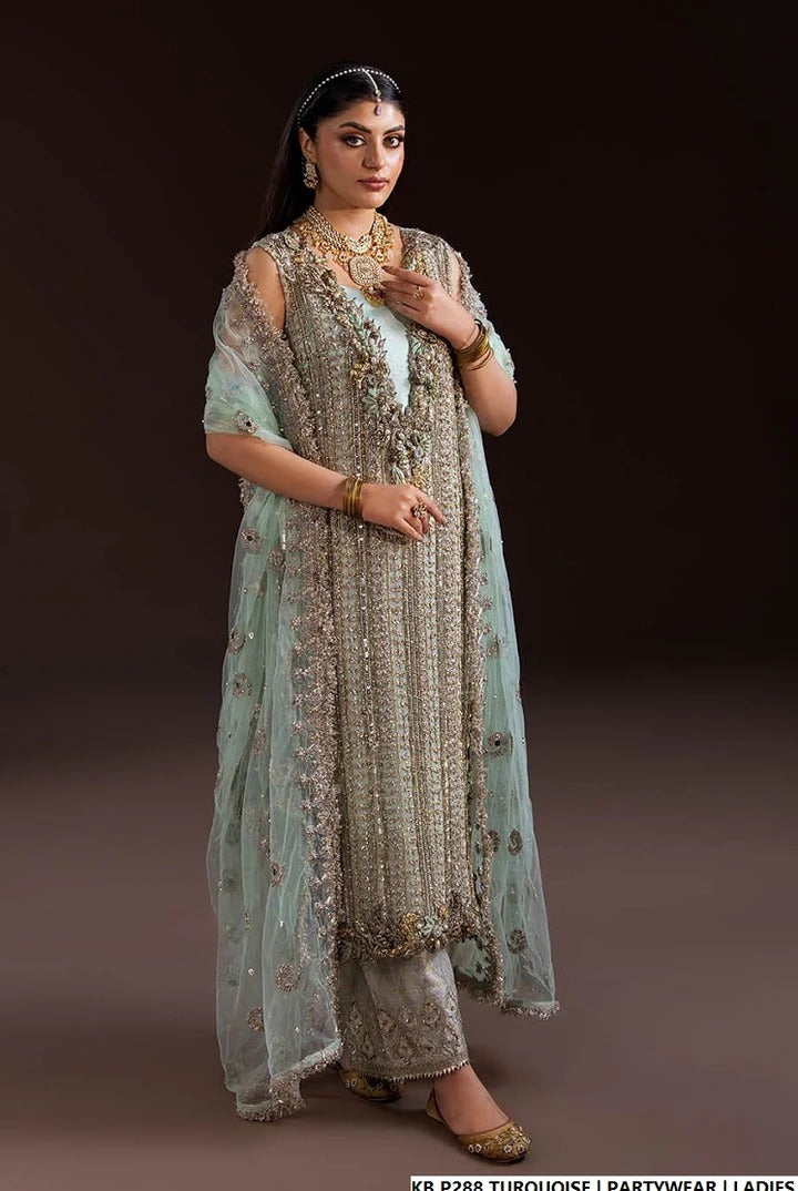 Ready To Wear Crinkle Chiffon Beautifully Hand Embroidered