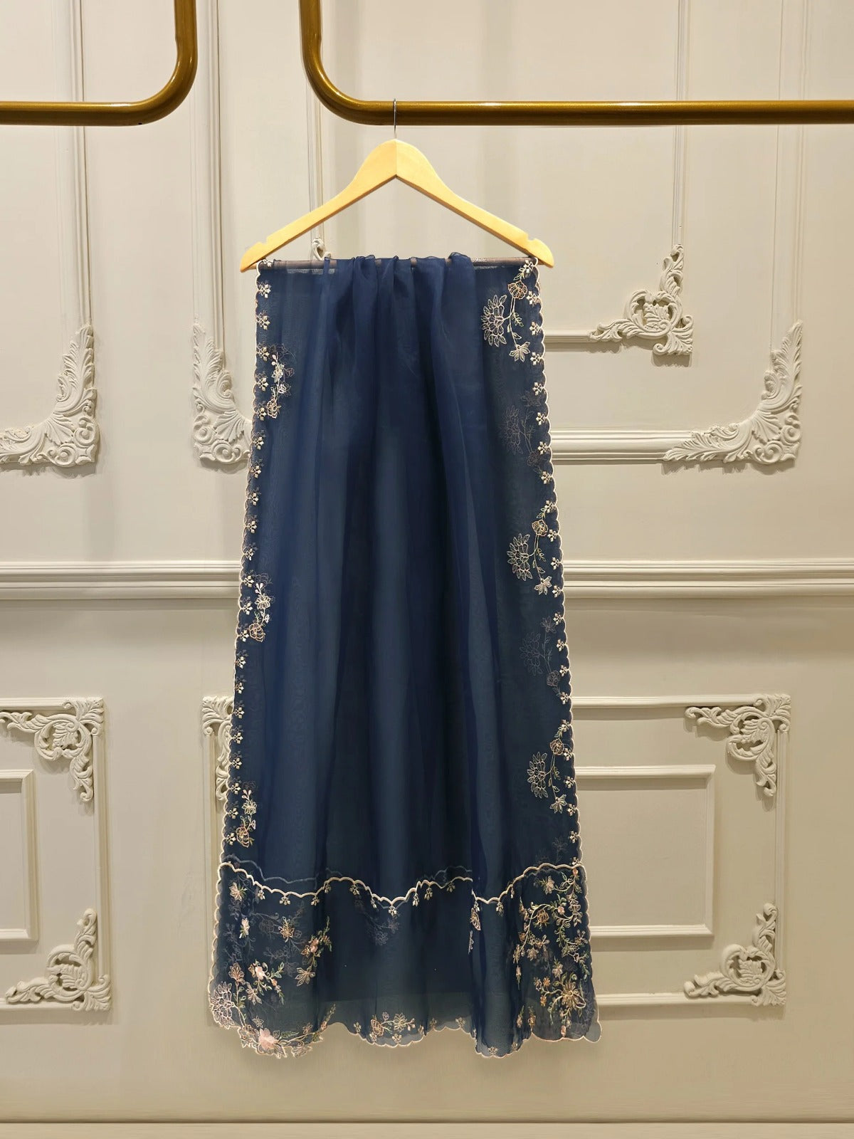 Pure Khaddi Silk Embroidered Suit 3 Pcs