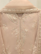 Pure Organza Embroidered Suit 3 Pcs