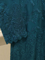 Pure Embroidered Cotton Net Suit 3 Pcs