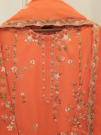 3 Piece - Embroidered Cambric Suit