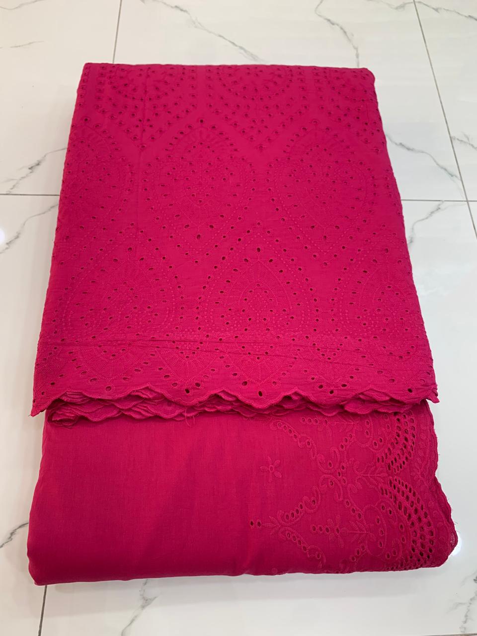 Chikankari Shirt with Chikankari Border Trouser