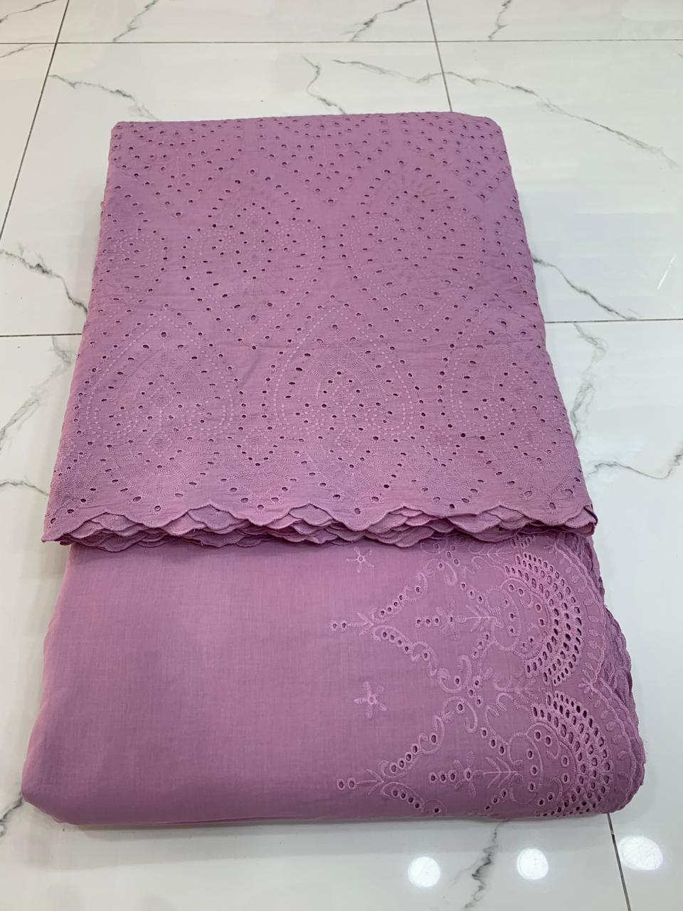 Chikankari Shirt with Chikankari Border Trouser
