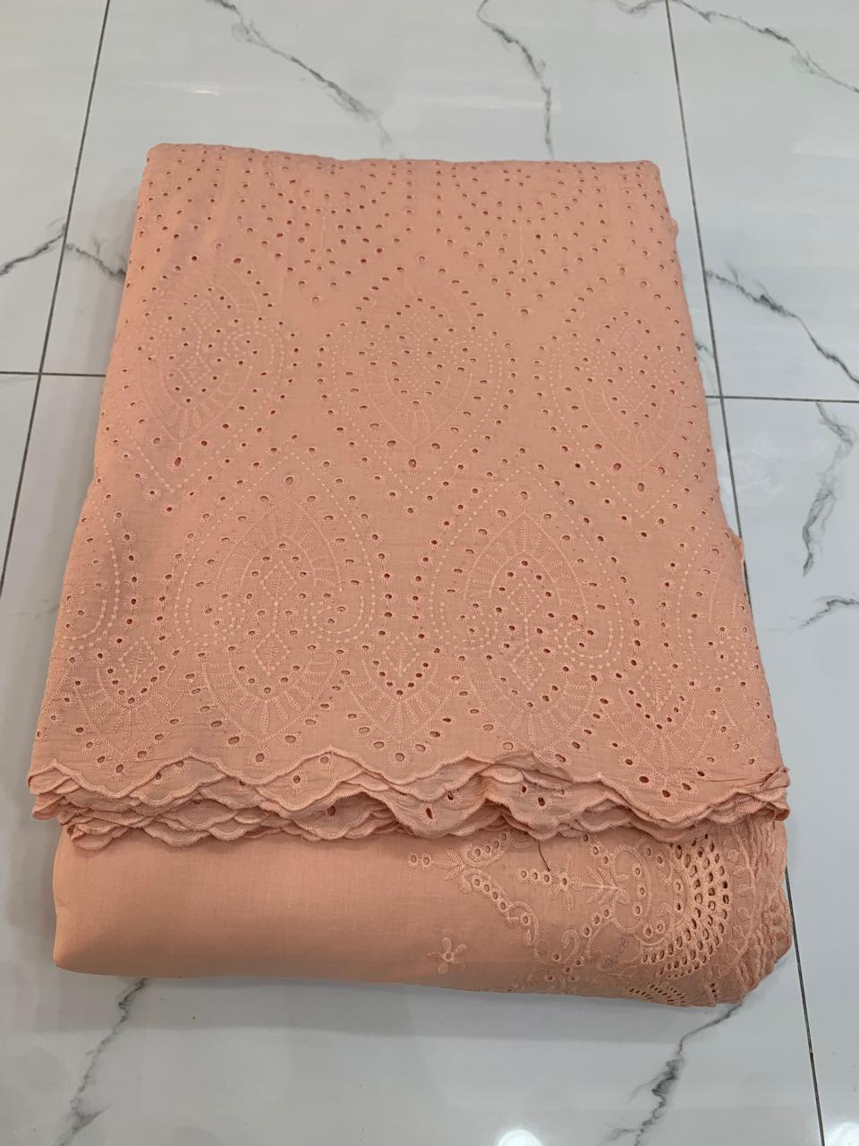 Chikankari Shirt with Chikankari Border Trouser