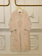 Pure Embroidered Sheesha Silk Shirt