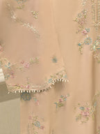 Pure Embroidered Sheesha Silk Shirt