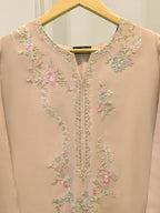 Pure Embroidered Sheesha Silk Shirt