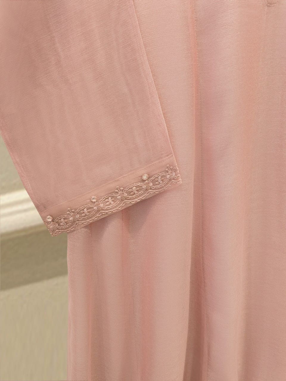 3 Piece - Pure Embroidered Cotton Net Suit