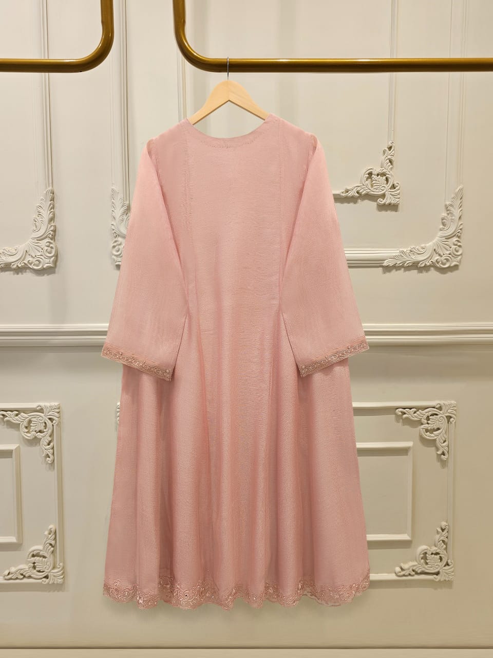 3 Piece - Pure Embroidered Cotton Net Suit