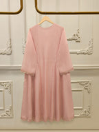 3 Piece - Pure Embroidered Cotton Net Suit