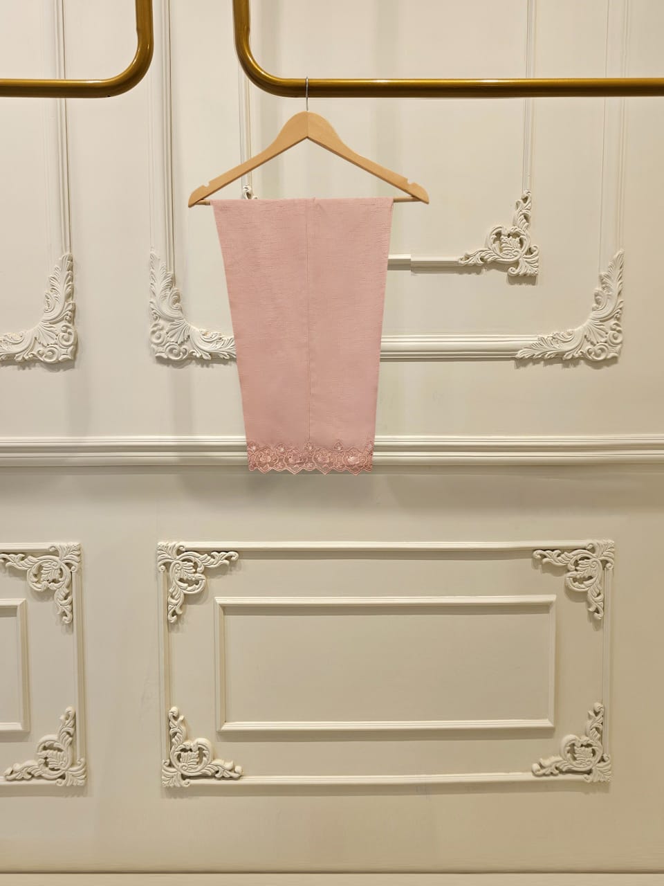 3 Piece - Pure Embroidered Cotton Net Suit