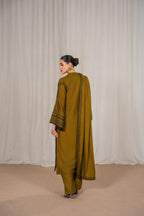ZAITOON EMBROIDERED 3 PCS
