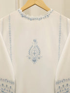 2 Piece - Embroidered Cambric Suit