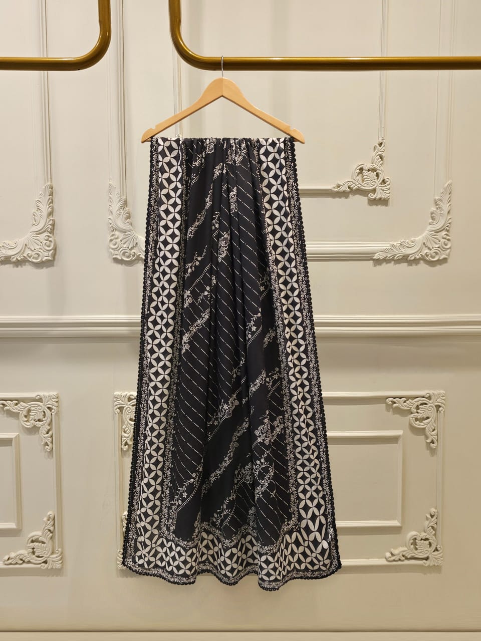 2-Piece Digital Printed Cambric Suit