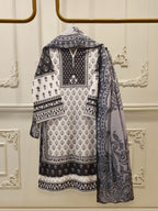 2-Piece Digital Printed Cambric Suit