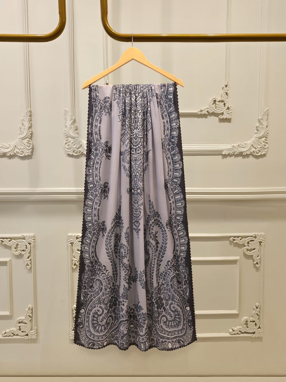 2-Piece Digital Printed Cambric Suit