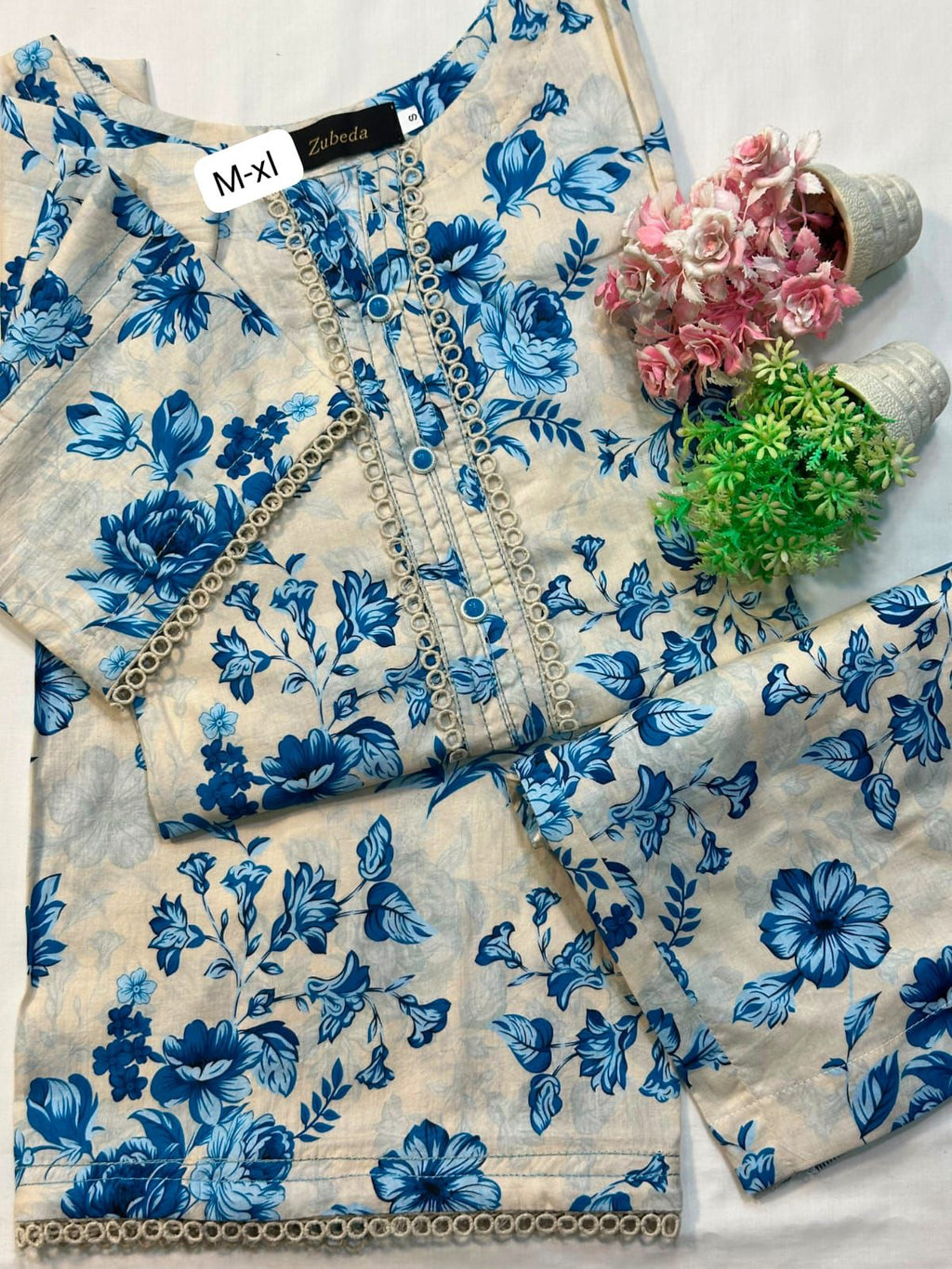 2 PCS  Ready To Wear Premium  Printed Lawn