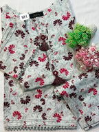 2 PCS  Ready To Wear Premium  Printed Lawn