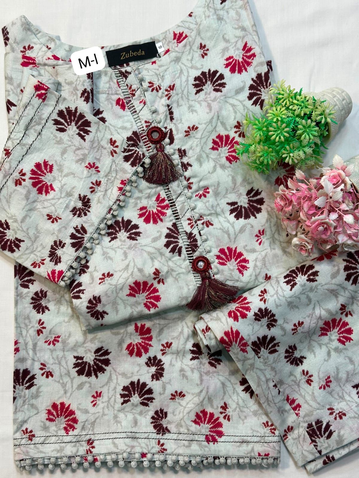 2 PCS  Ready To Wear Premium  Printed Lawn