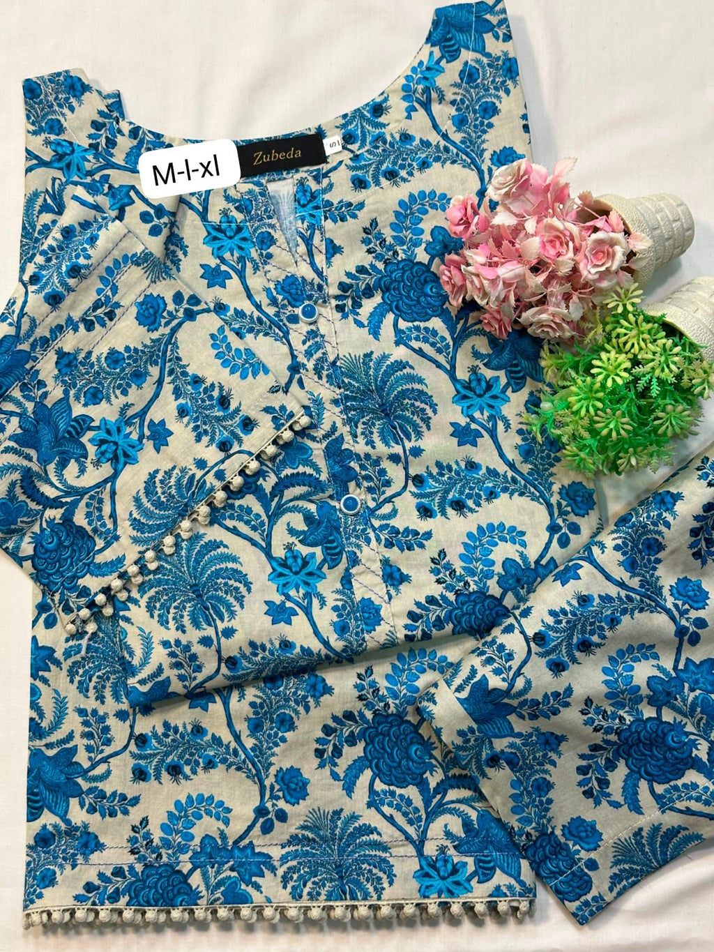 2 PCS  Ready To Wear Premium  Printed Lawn