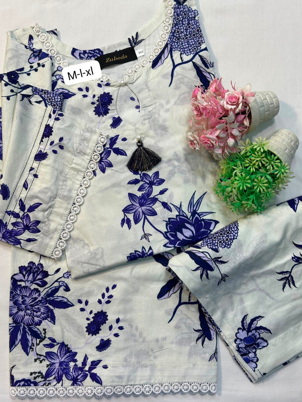 2 PCS  Ready To Wear Premium  Printed Lawn