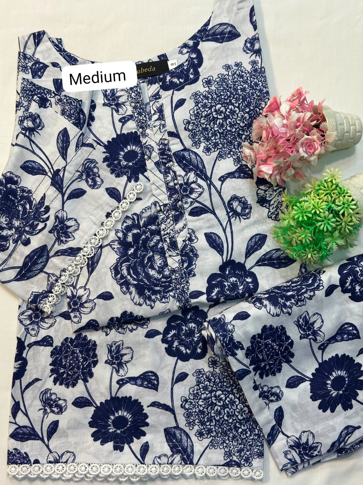 2 PCS  Ready To Wear Premium  Printed Lawn