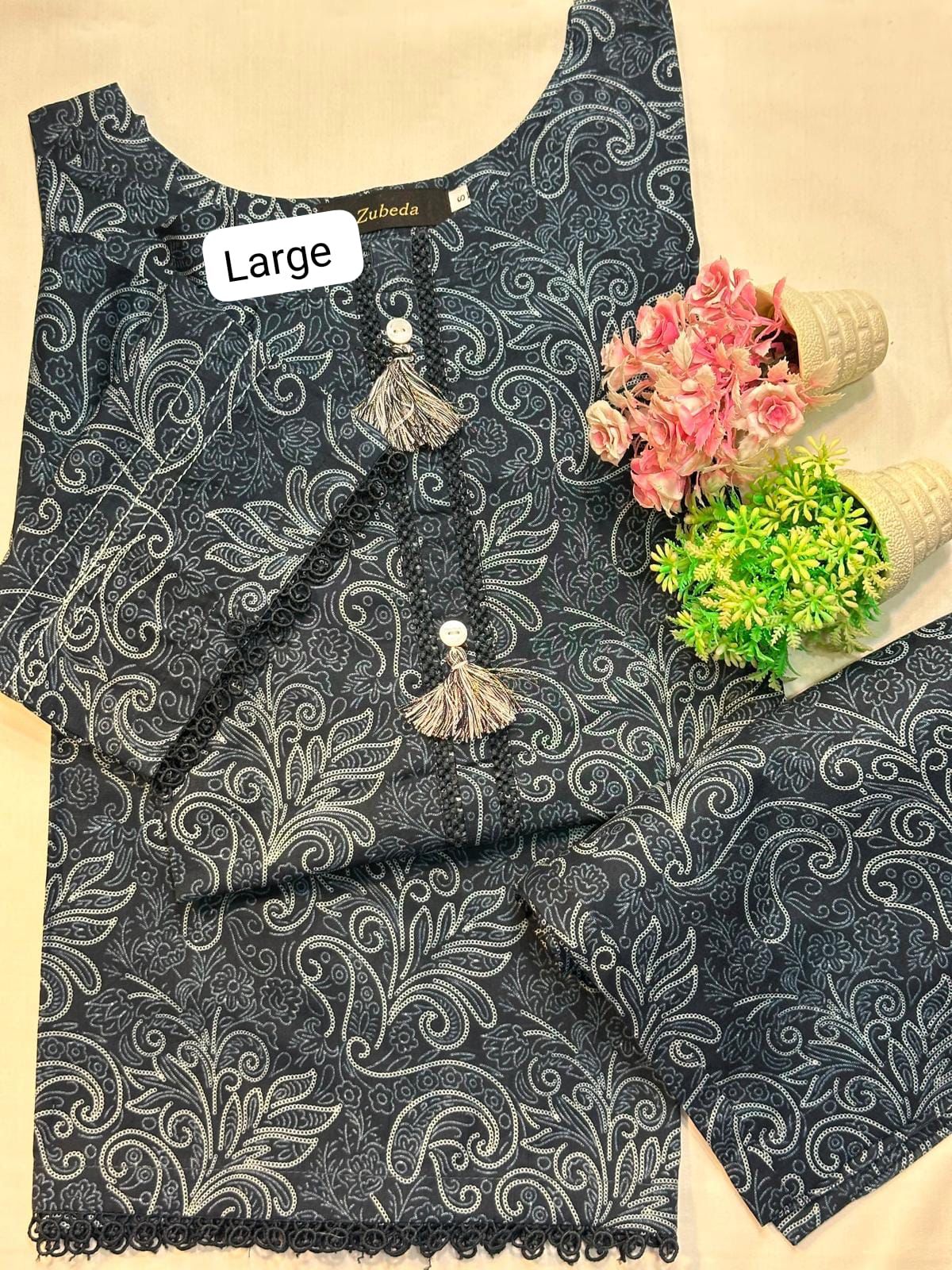2 PCS  Ready To Wear Premium  Printed Lawn