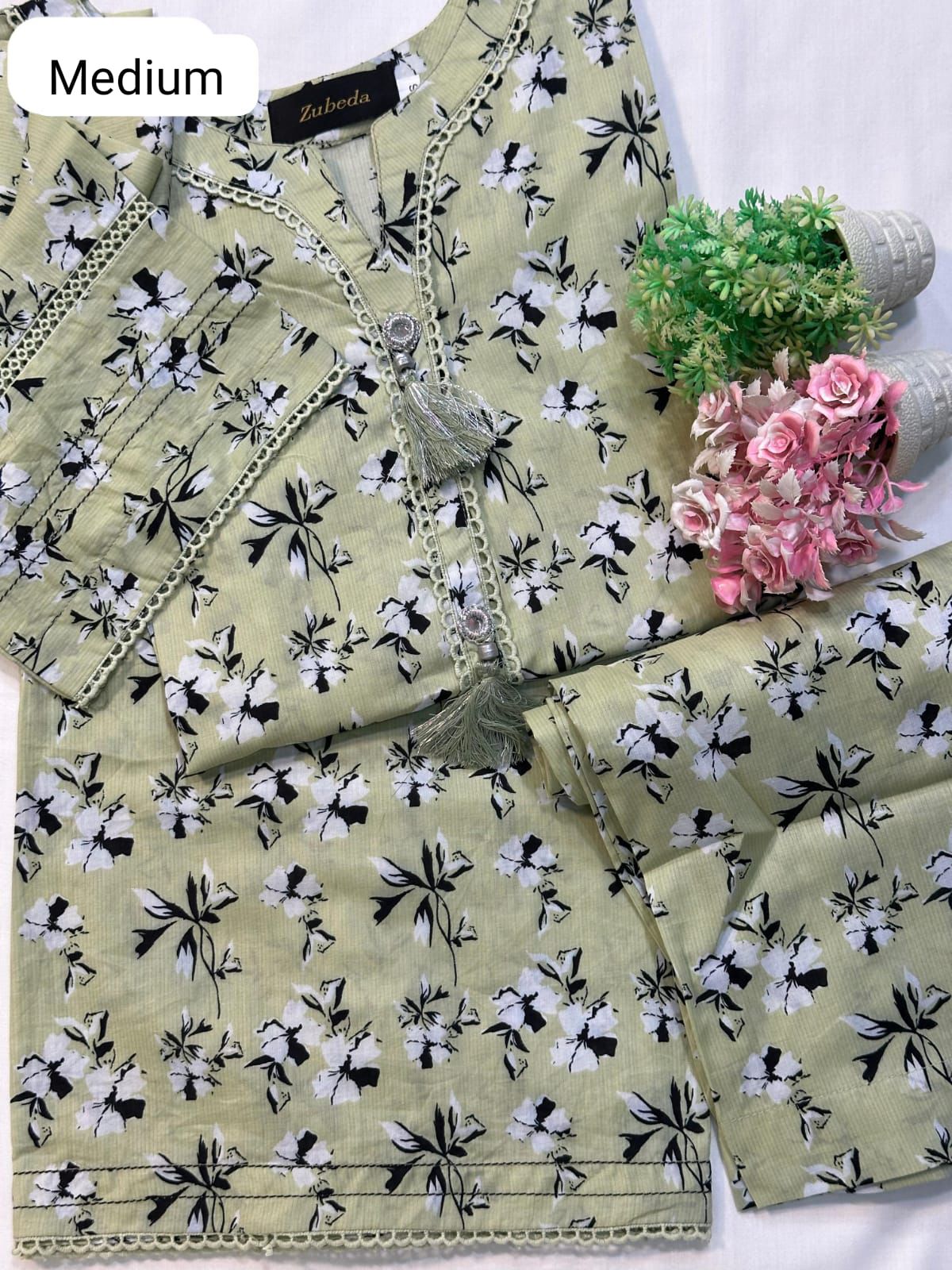 2 PCS  Ready To Wear Premium  Printed Lawn